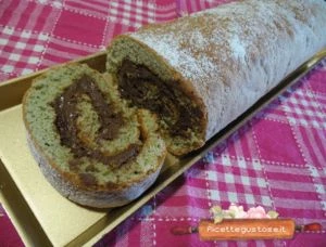 rotolo alla nutella con polvere di acai ricetta