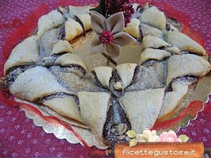 ricetta stella ntale sfoglia e nutella