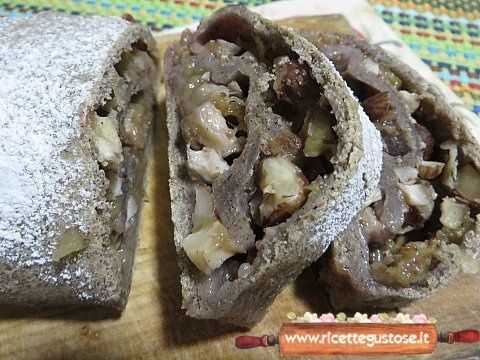 Strudel di fichi farina di quinoa nera e nocciole