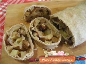 Strudel di mele integrale