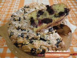 torta bertolina uva fragola ricetta facile
