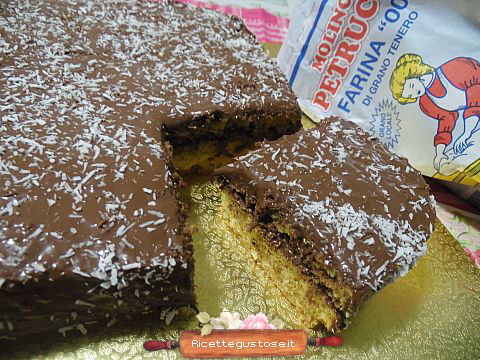Torta cocco e nutella