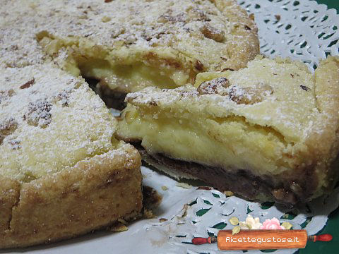 Torta crema e nutella