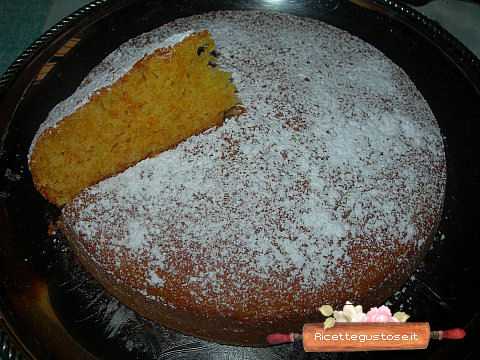 torta di carote al limone