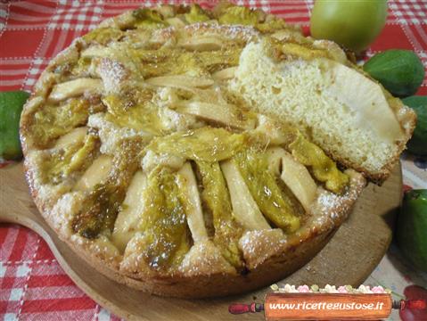 Torta di fichi e mele