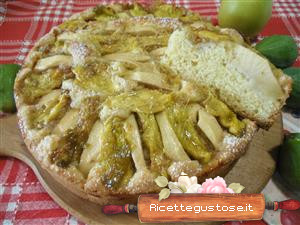 Torta di fichi e mele