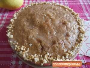 torta di mandorle glassata al limone