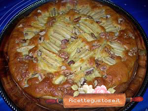 torta di mele e noci