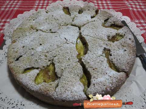 Torta di fichi freschi e noci pecan