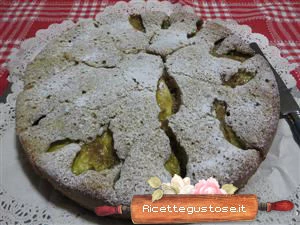 ricetta torta di fichi freschi e noci pecan