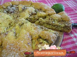Torta di fichi e nocciole