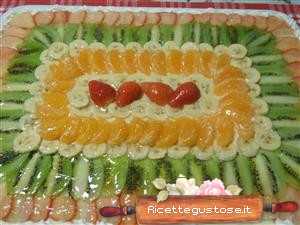 torta golosa frutta fresca
