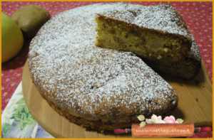 torta kiwi giallo e mele