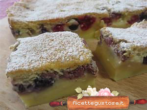 torta magica ai frutti di bosco