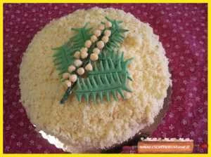 Torta mimosa panna e nutella