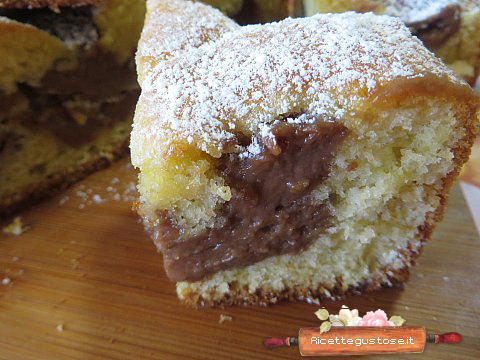 Torta nua crema cioccolato