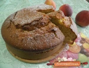 torta pan di pesche ricetta
