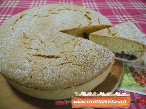 Torta pasta frolla mascarpone nutella