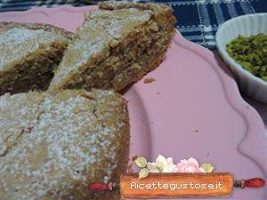 torta ricotta e pistacchi