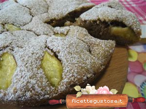 torta soffice fichi freschi nocciole