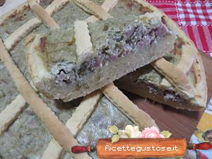 crostata di carciofi