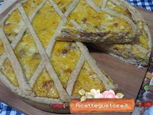 crostata con la zucca