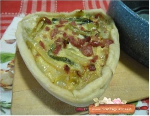 quiche peperoni mortadella di pecora
