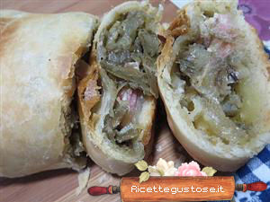 rotolo ai carciofi