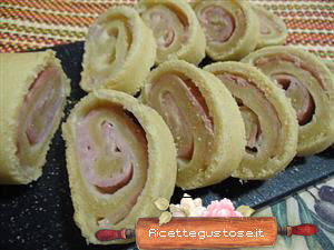 rotolo pasta frolla salata