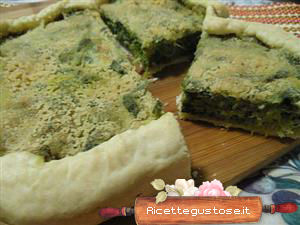 Torta rustica con broccoletti