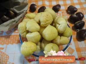 sbucciare velocemente le castagne metodo facile