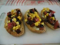 bruschetta  pomodori e mais 7