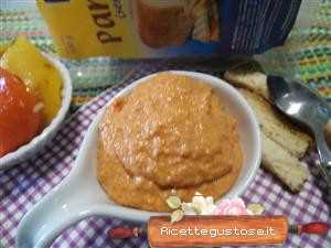 Crema di peperoni e pane senza glutine