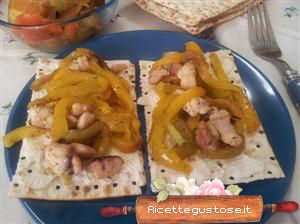 Crostini alalunga e peperoni