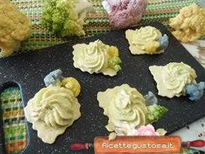 crostini cavolfiore colorato gustosi