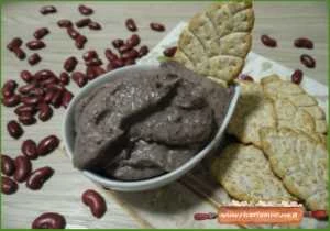 hummus di ceci e fagioli rossi ricetta