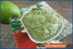 pate di avocado e mela verde