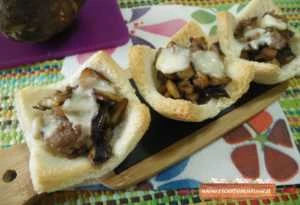 cestini pan carrè ai funghi porcini ricetta