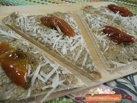 Crostini robiola e funghi