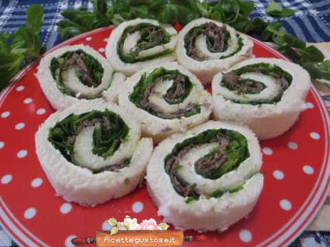 girelle pancarre con carpaccio di cinghiale