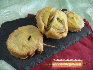 girelle di pancarrè al forno porchetta e tartufo