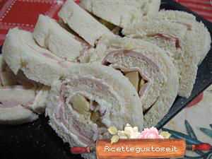 rotolini pancarre cotto e carciofini