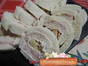 rotolini pancarrè prosciutto cotto e carciofini ricetta