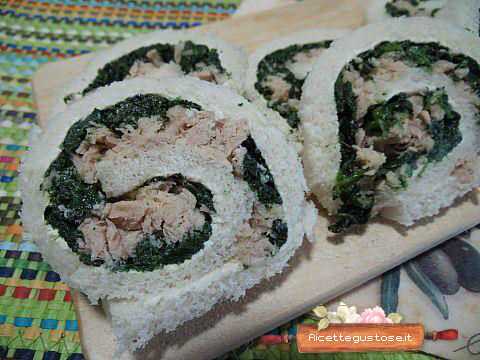 rotolini pancarre spinaci tonno