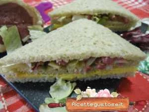 sandwich al petto di  oca affumicato ricetta
