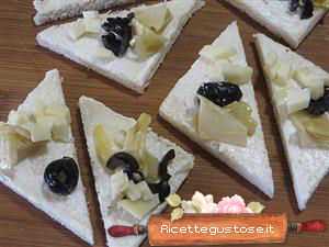 tartine carciofini occelli al barolo