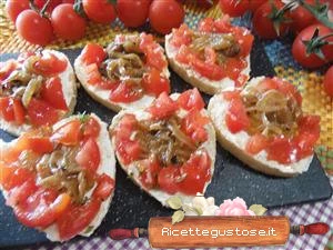 tartine cipolle sott'olio pan carrè ai cereali ricetta