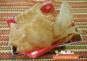 ricetta chips di pasta brick