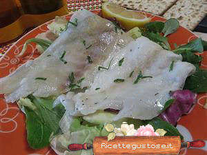 carpaccio di branzino