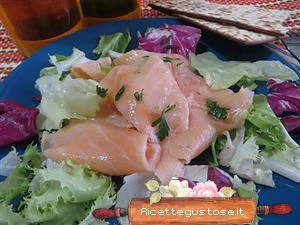 carpacci di salmone ricetta